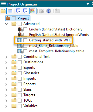 Relationship table added