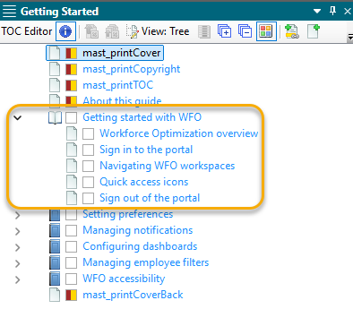 Navigate to chapter in TOC